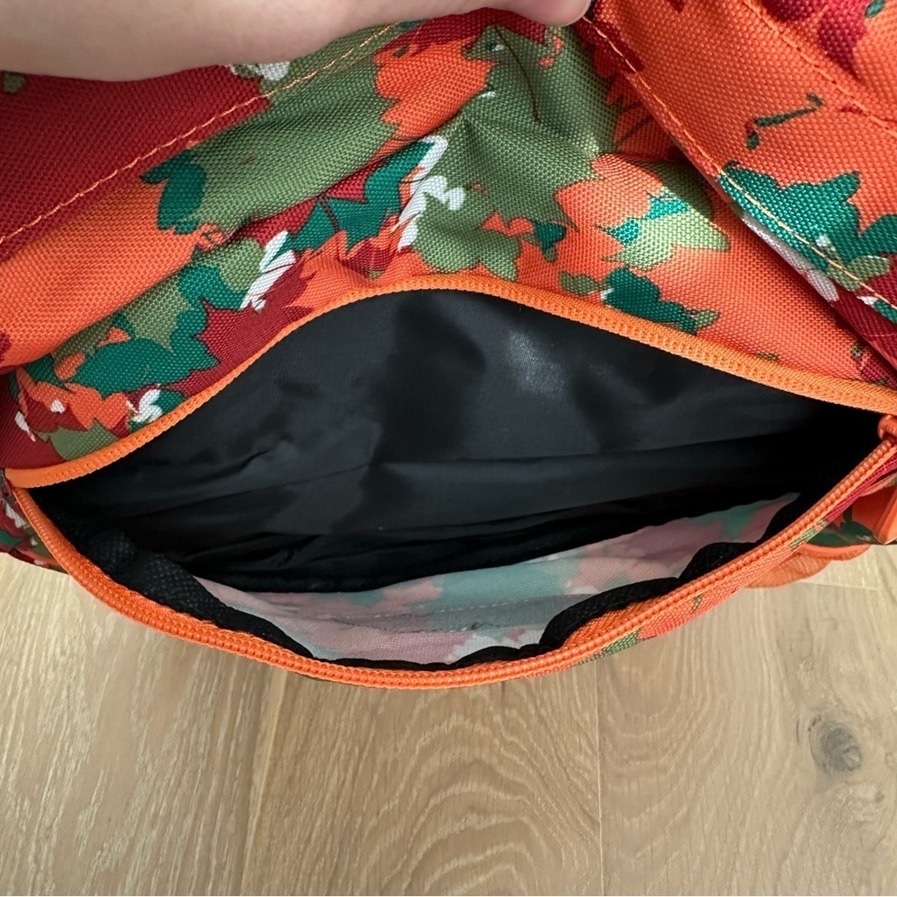 New Balance X Cross Country Backpack Outdoors Hiking Travel Orange Camo NBXC - Picture 7 of 14